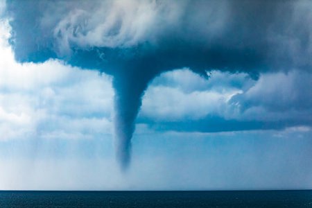 Vögel machen sich Tornados zunutze